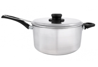 Polished Deep Chip Pan Set & Lid 22cm